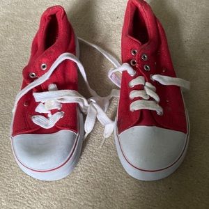 NWT City Sneaks Red/White Platform Women’s Sneakers